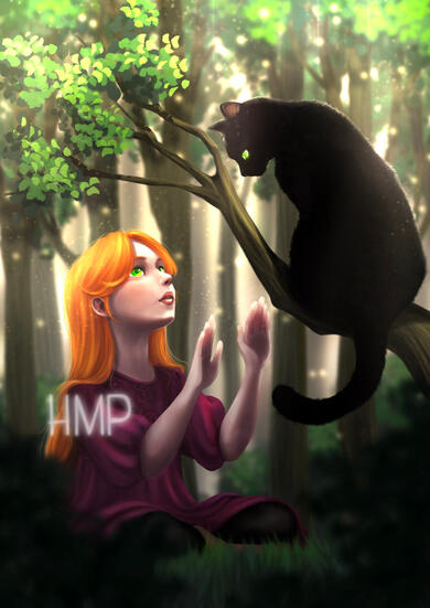 Enchanted Forest Commissioned by anakpakdekan in Twitter