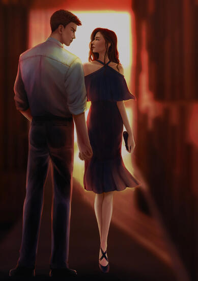 Unexpected Client Commissioned by gldseya in Instagram